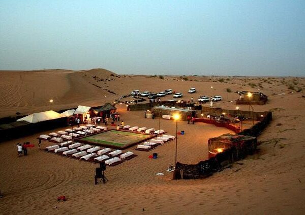 evening camp in desert safari dubai