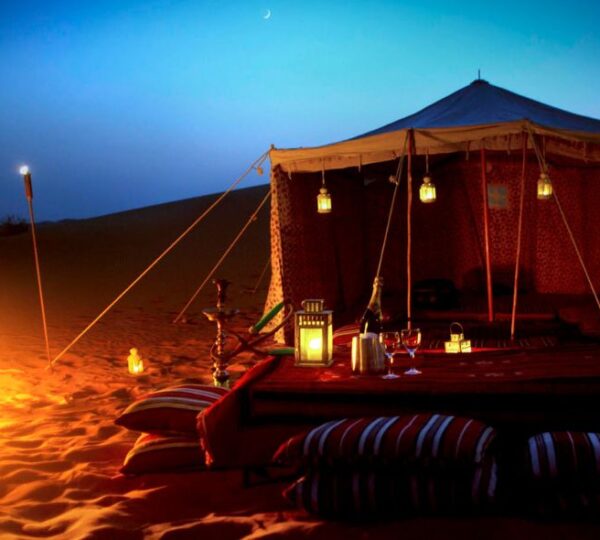 Overnight desert safari camp