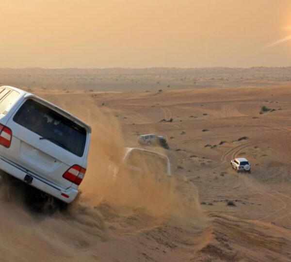 Dune bashing at desert safari dubai