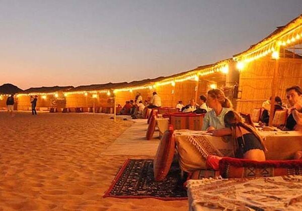 Luxury overnight desert safari camping